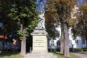 Kriegerdenkmal (Stetthaimerplatz) von 1876 | Sockel aus Regensburger Grünsandstein (mit lagenweiser Anreicherung von Schalen), Bodensockel Zweiglimmergranit (vermutl. Hauzenberg)