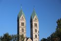 Türme der Kirche St. Peter im Stadtteil Staubinger Altstadt 